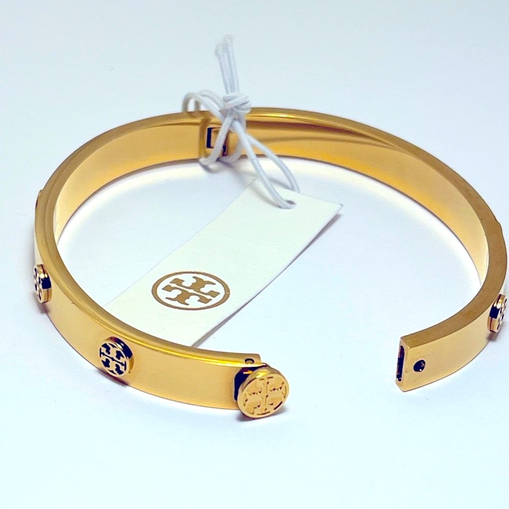 TORY BURCH Miller Stud Hinge Bracelet, 7MM